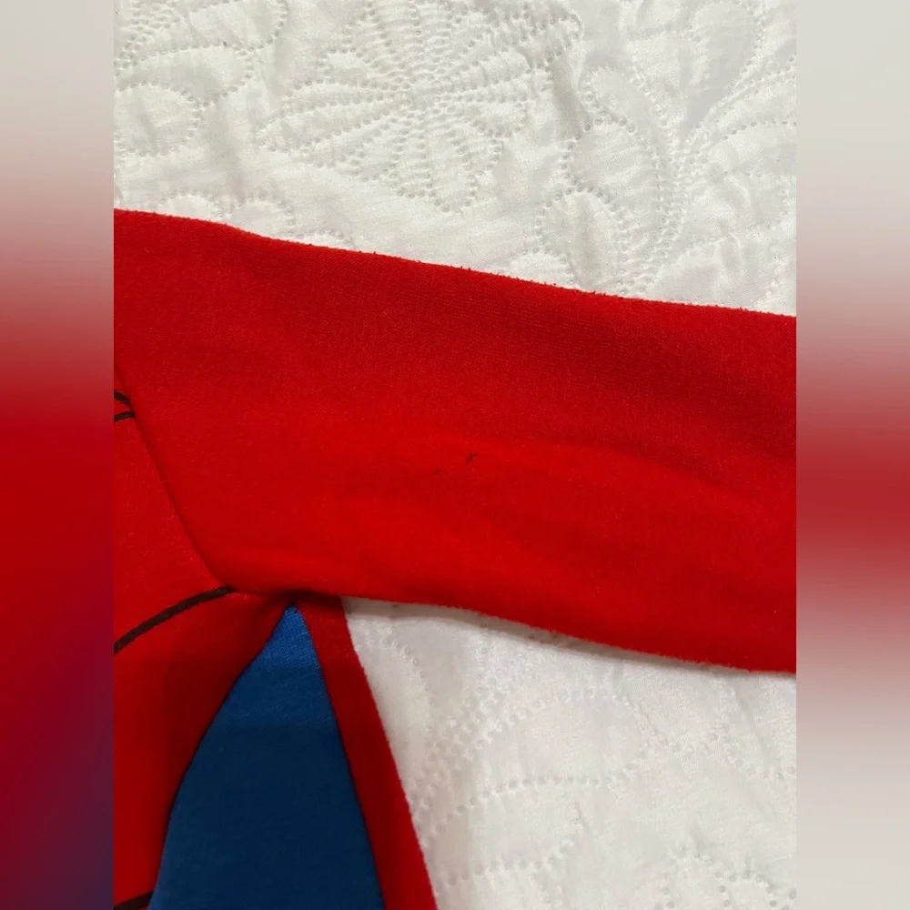 ( 13)Red and Blue Spider Hero Kids Costume